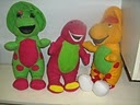 Peluches Barney-BJ-Baby Bop (Set x 3)